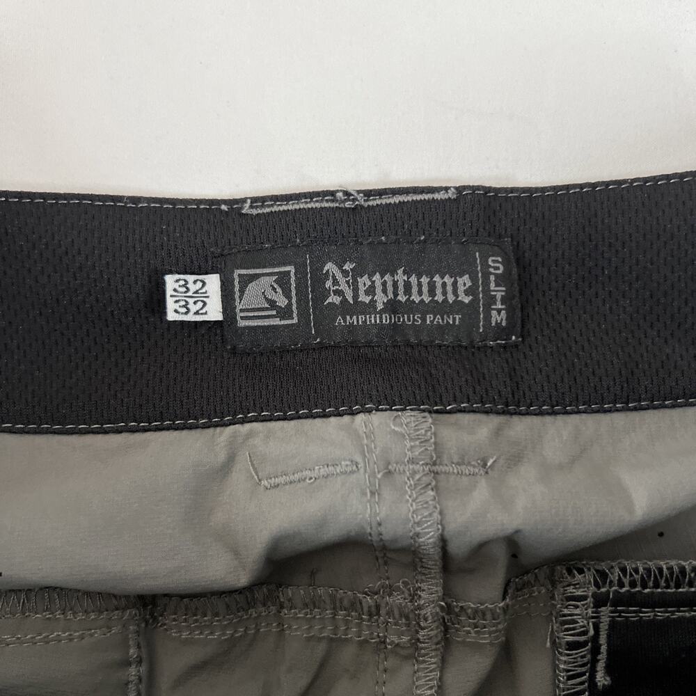 TD Apparel Neptune Amphibious Pants Mens 32x32 Gray Hiking Outdoor Nylon Stretch - Picture 4 of 10